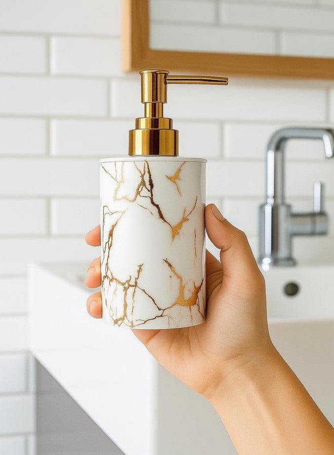 Emoh Roced Refillable Liquid Soap Dispenser. Unbreakable Plastic Dispenser for Sanitizer Lotion Shampoo. Handwash Bottle for Kitchen, Bathroom, Shower, Wash Basin, Sink - 250ML (White, Pack of 1) - Image 2